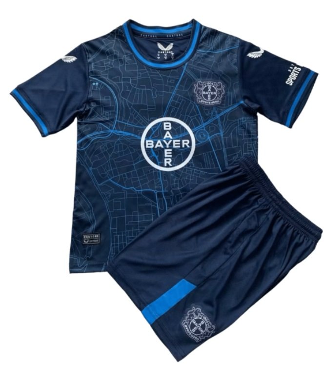 Kit infantil Bayer Leverkusen 2023 2024 Castore oficial Especial 